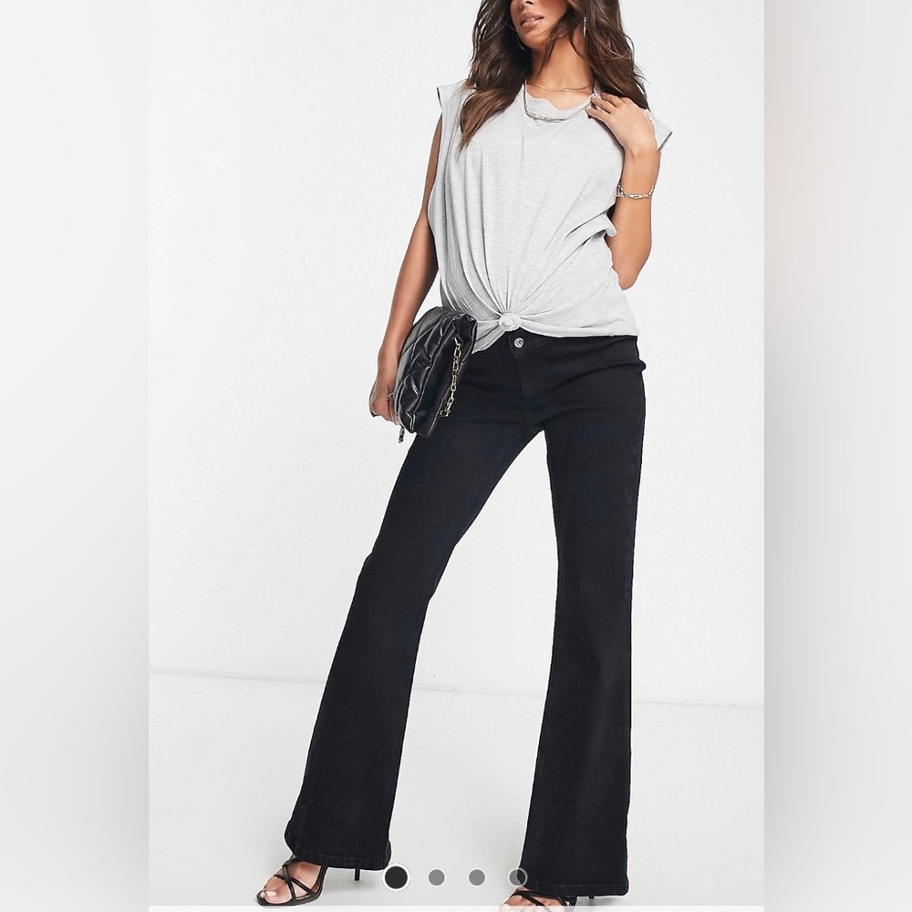 NWT ASOS flare maternity jeans. Never worn. No rips, stains, flaws or tears.